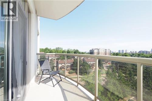 255 Keats Way Unit# 701, Waterloo, ON - Outdoor With Balcony With View With Exterior